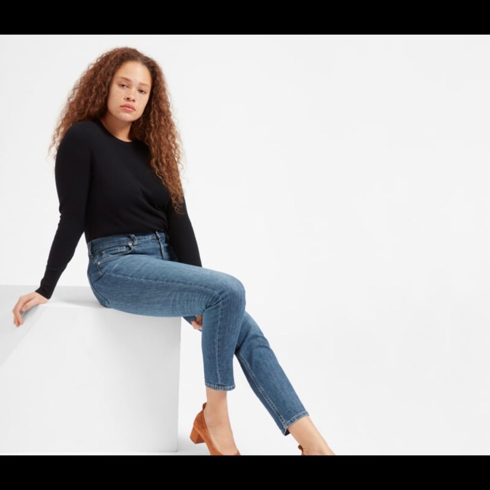 Everlane High Rise Skinny Jeans, Size 28 Ankle